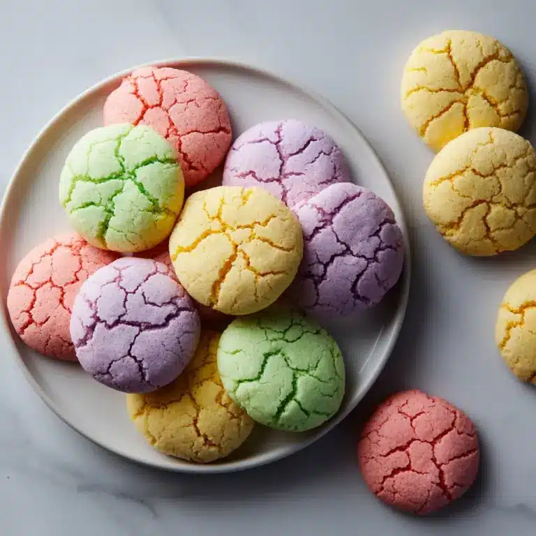 Springtime Crinkle Cookies Recipe