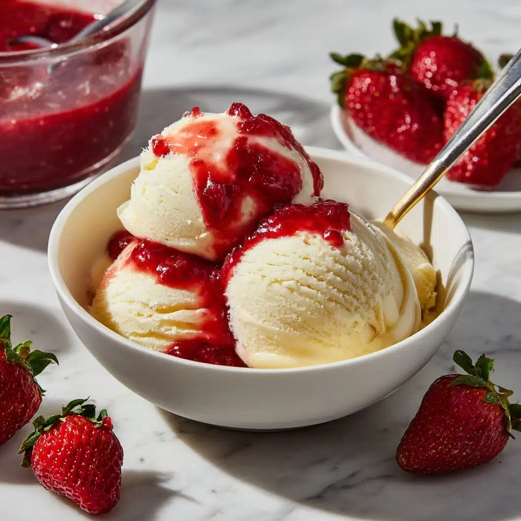Homemade Strawberry Topping with Secret Ingredient Recipe - Recipe Image