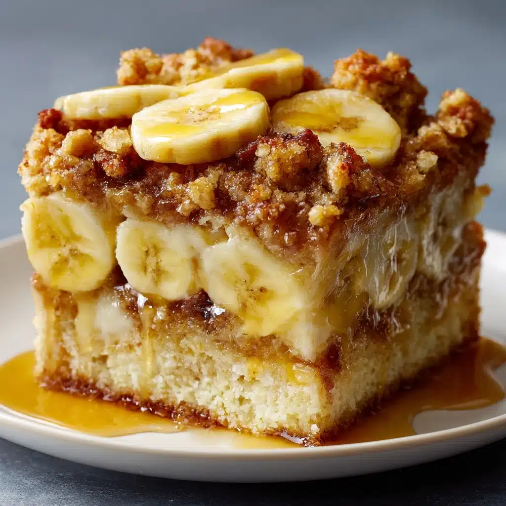 Overnight Baked Banana French Toast Casserole Recipe - Recipe Image