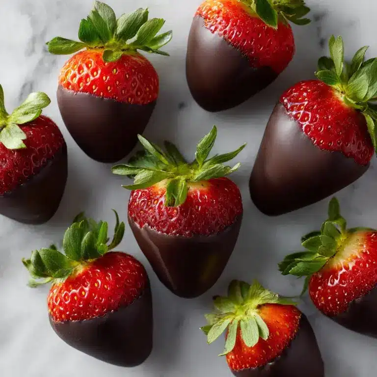 Gourmet Chocolate Covered Strawberries Recipe