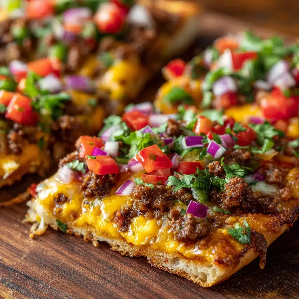 Easy Taco Pizza Recipe - Recipe Image
