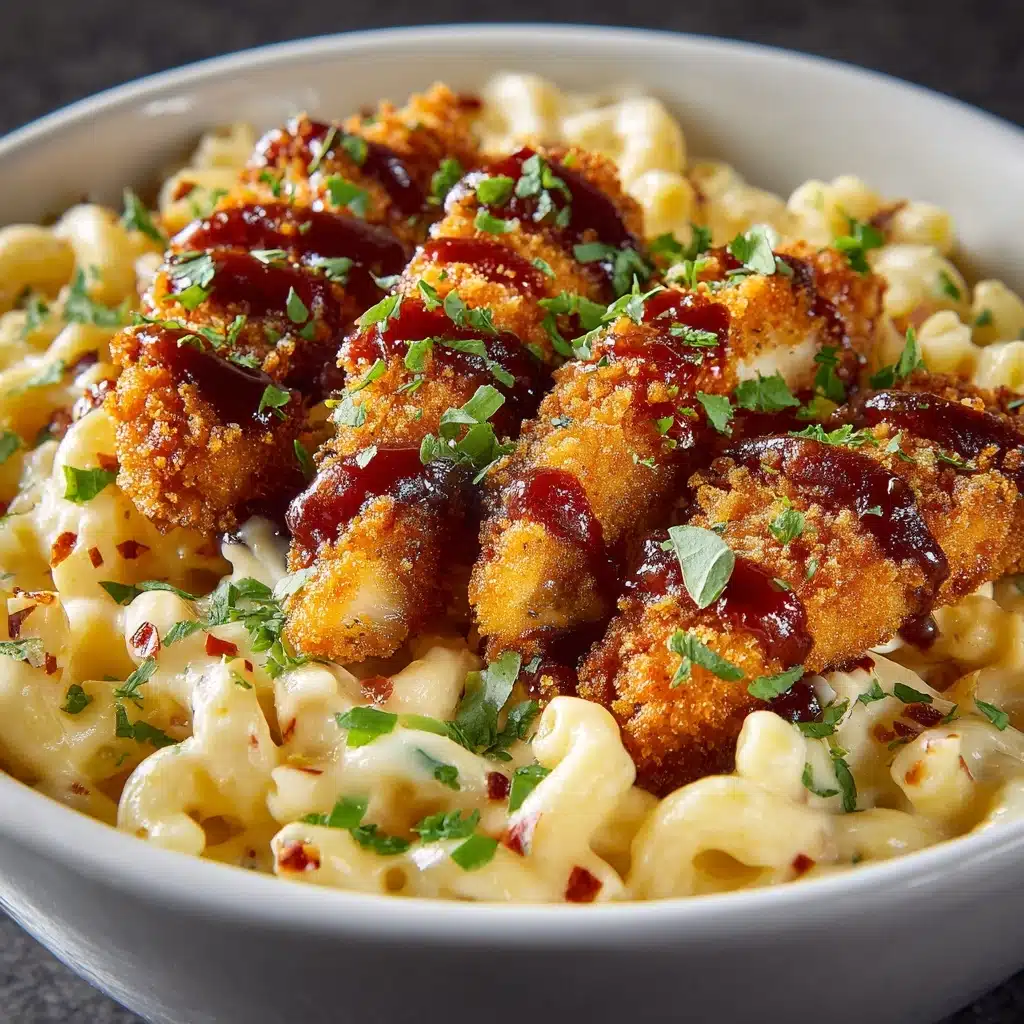 Honey Pepper Chicken Mac and Cheese Recipe - Recipe Image