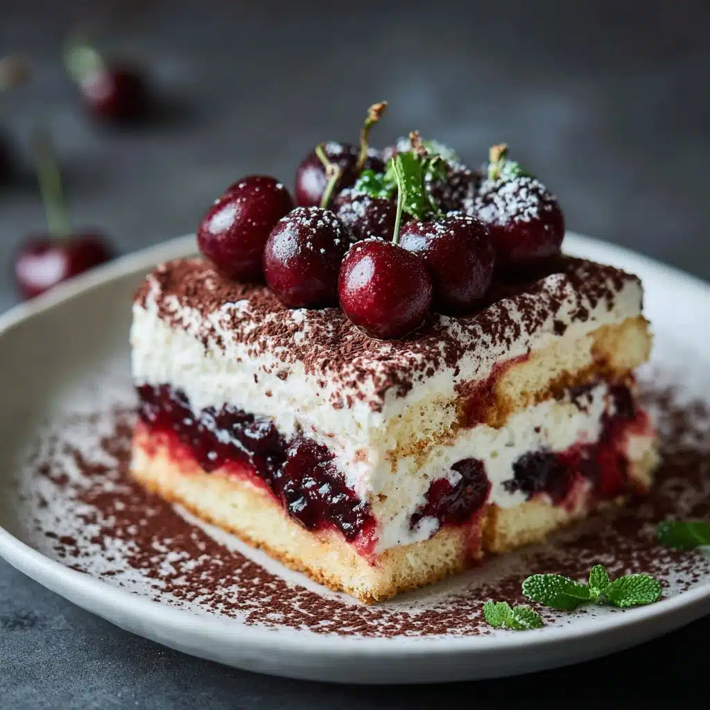 Cherry Amaretto Tiramisu Recipe : A Fruity Twist Recipe