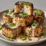 Bold Asian-Style Tuna Cakes with Spicy Mayo Recipe