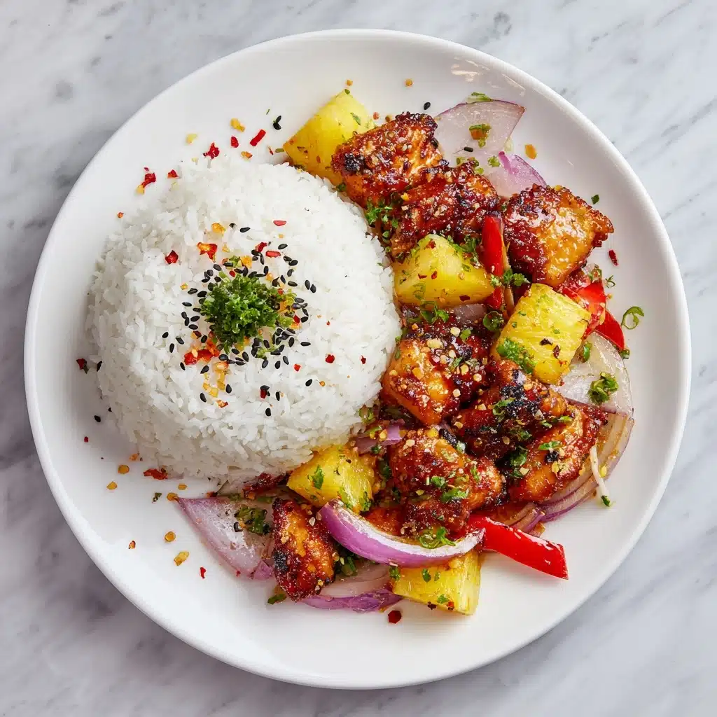 Hawaiian Chicken Sheet Pan Recipe - Recipe Image