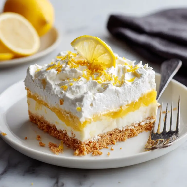 Lemon Lush Cake Recipe