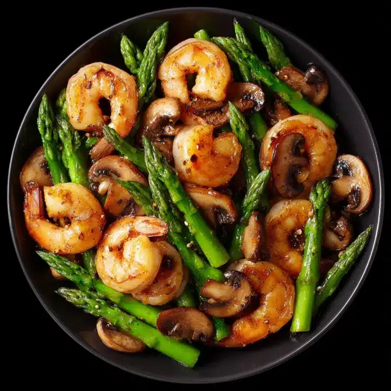 Shrimp and Asparagus Stir-Fry with Mushrooms Recipe