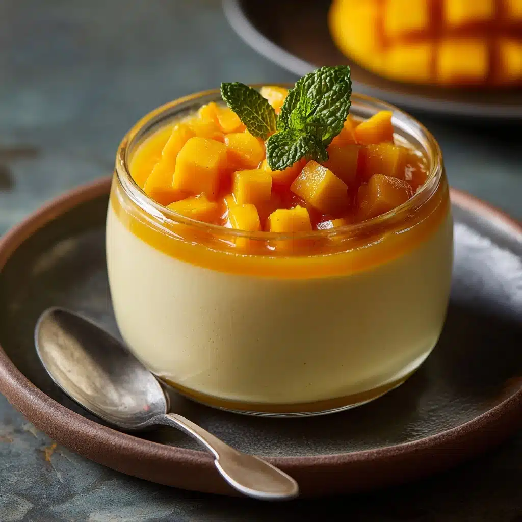 Mango Panna Cotta Recipe - Recipe Image