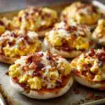 English Muffin Breakfast Pizzas Recipe