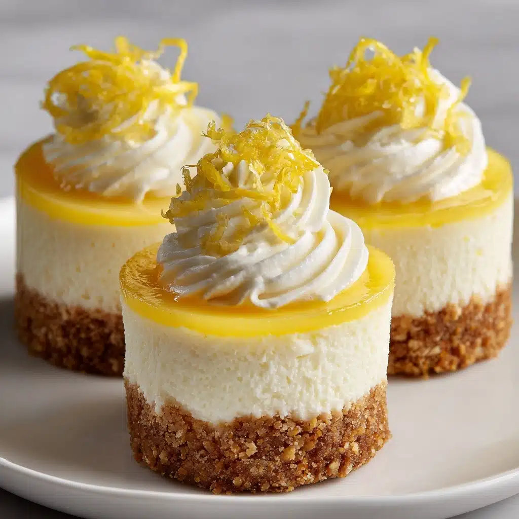 Mini Lemon Cheesecakes Recipe - Recipe Image