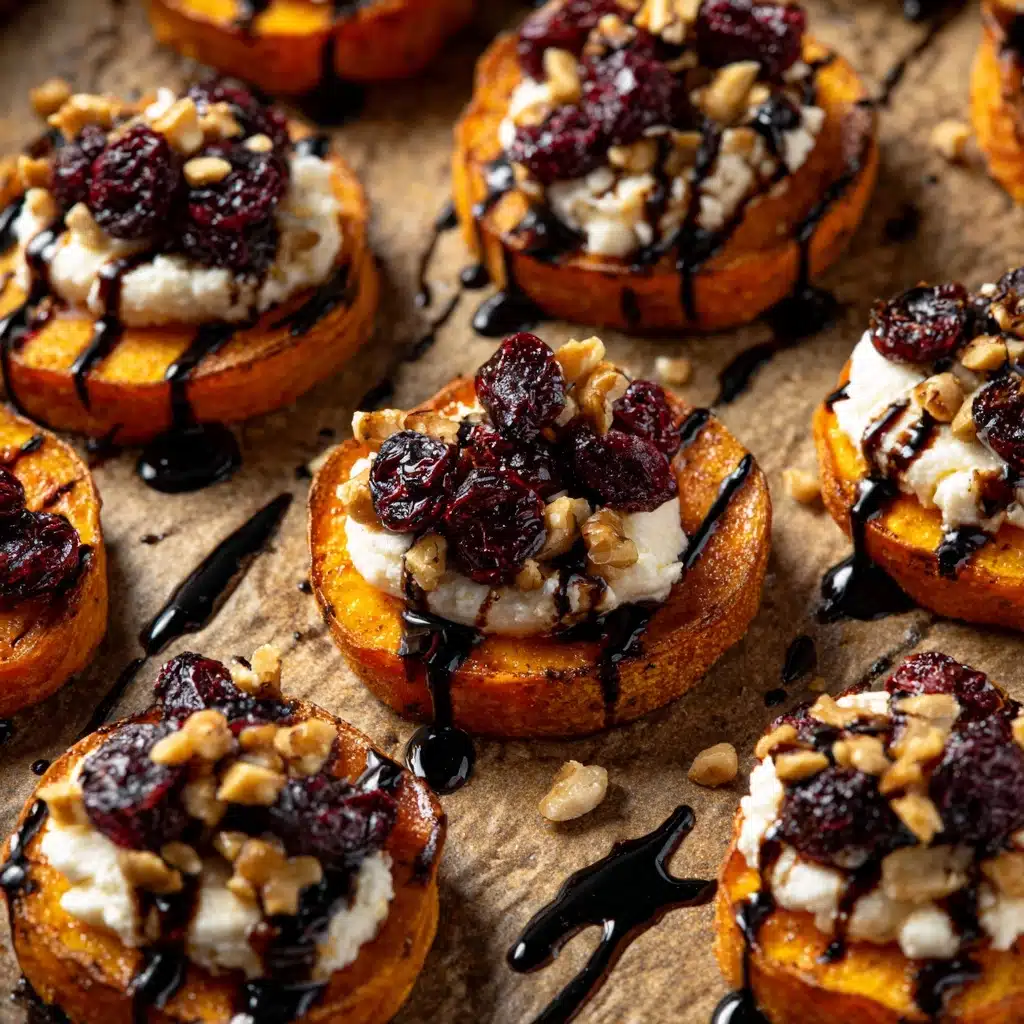 Sweet Potato Rounds with Goat Cheese Recipe - Recipe Image