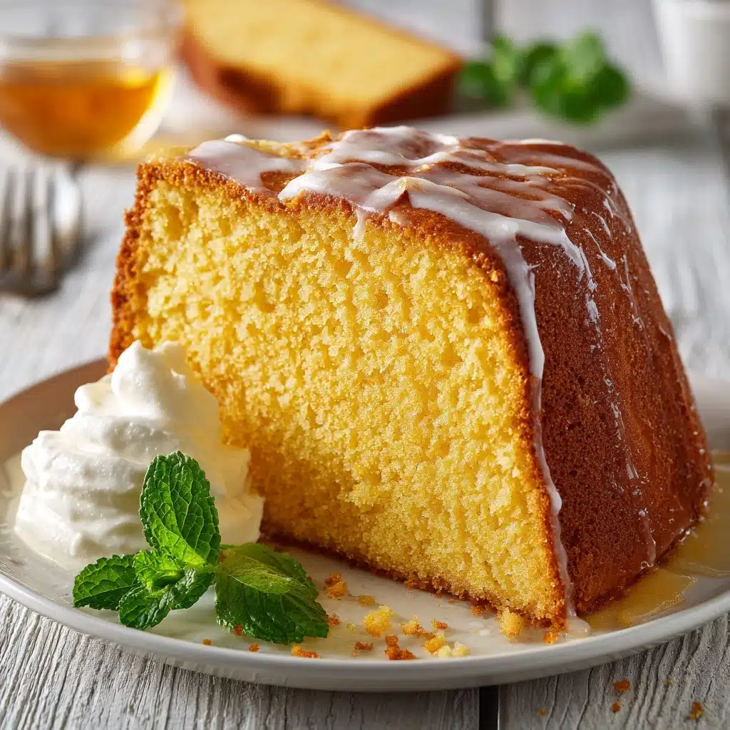 Lemon Sour Cream Pound Cake Recipe - Recipe Image