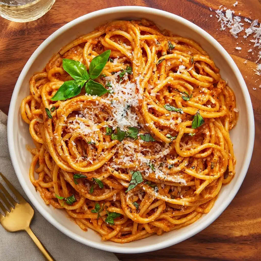 Roasted Red Pepper Creamy Pasta Sauce Recipe - Recipe Image