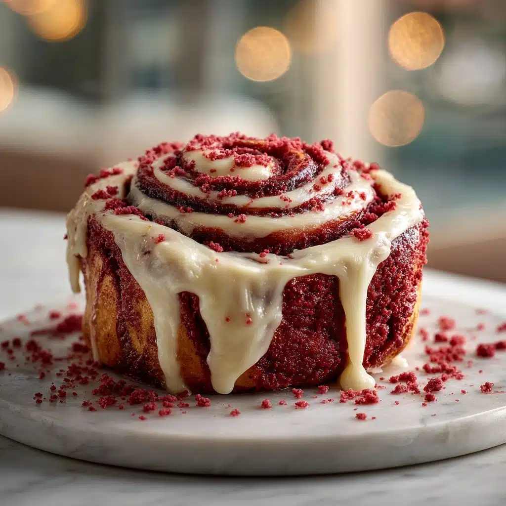 Red Velvet Cinnamon Rolls: A Decadent Twist on a Classic Recipe - Recipe Image