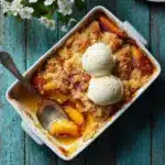 Old School Easy Brown Sugar Peach Cobbler Recipe