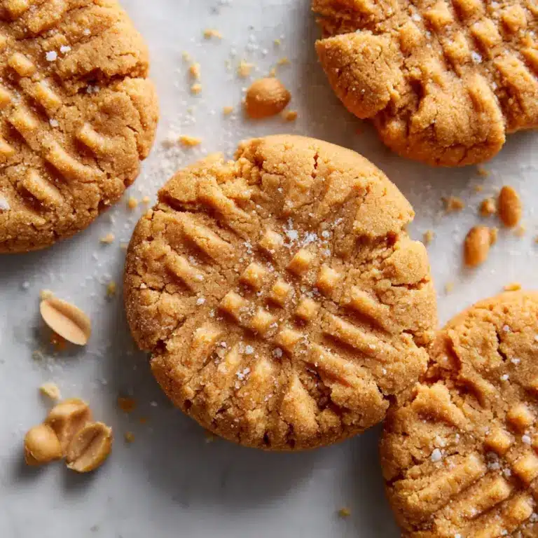 Easy 3 Ingredient Peanut Butter Cookies Recipe