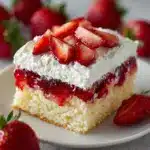 Strawberry Shortcake Poke Cake Recipe