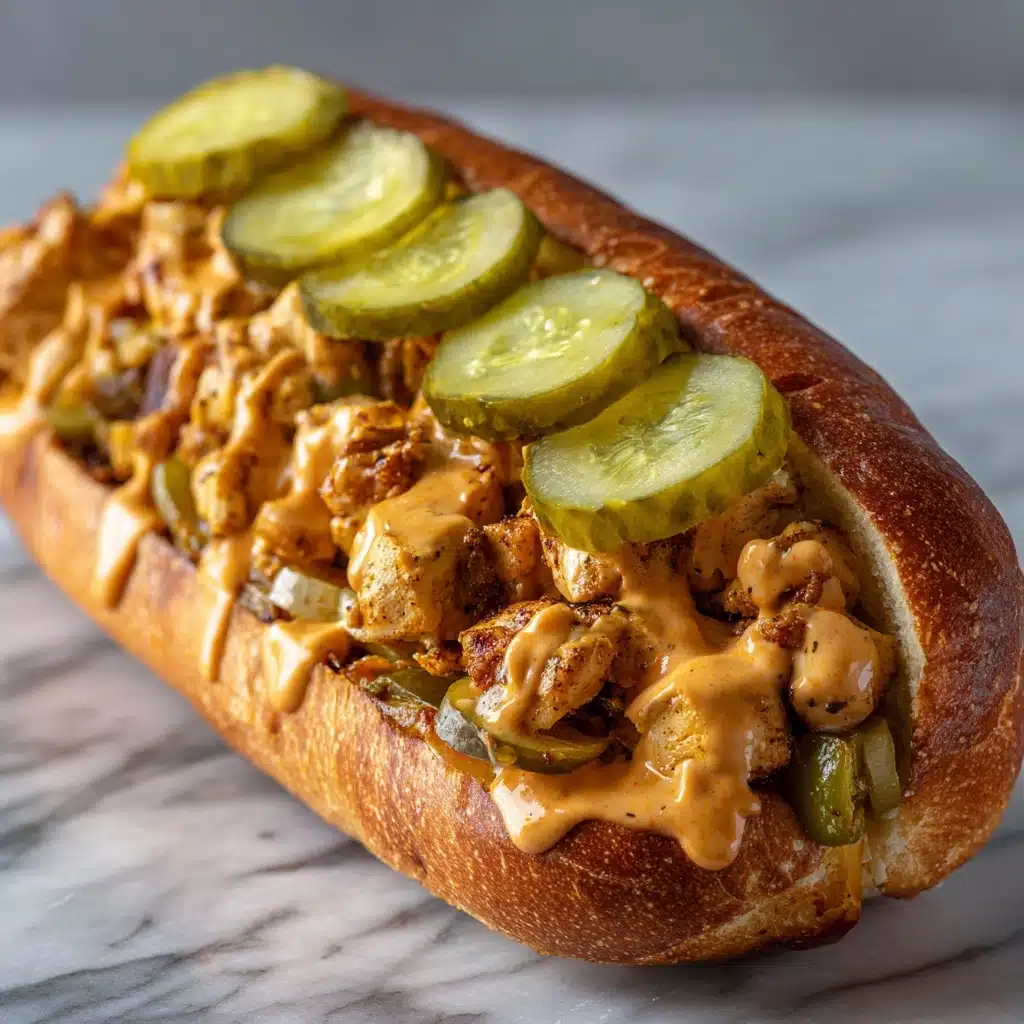 Nashville Hot Chicken Cheesesteaks Recipe - Recipe Image