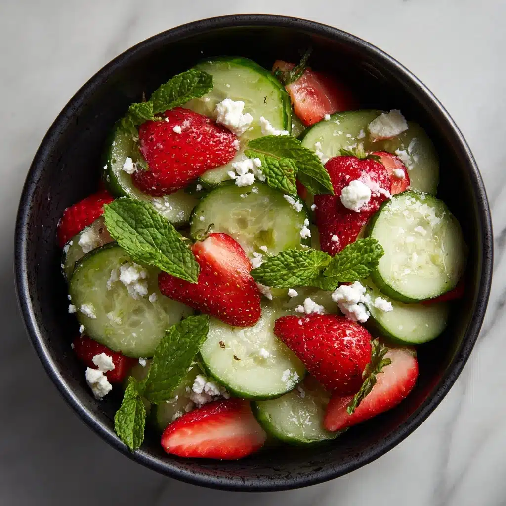 This Cucumber Strawberry Salad Recipe