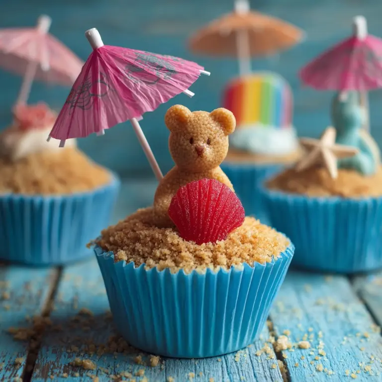Summer Beach Party Cupcakes Recipe