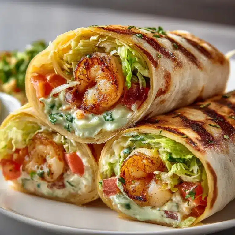 Grilled Shrimp Caesar Wraps Recipe