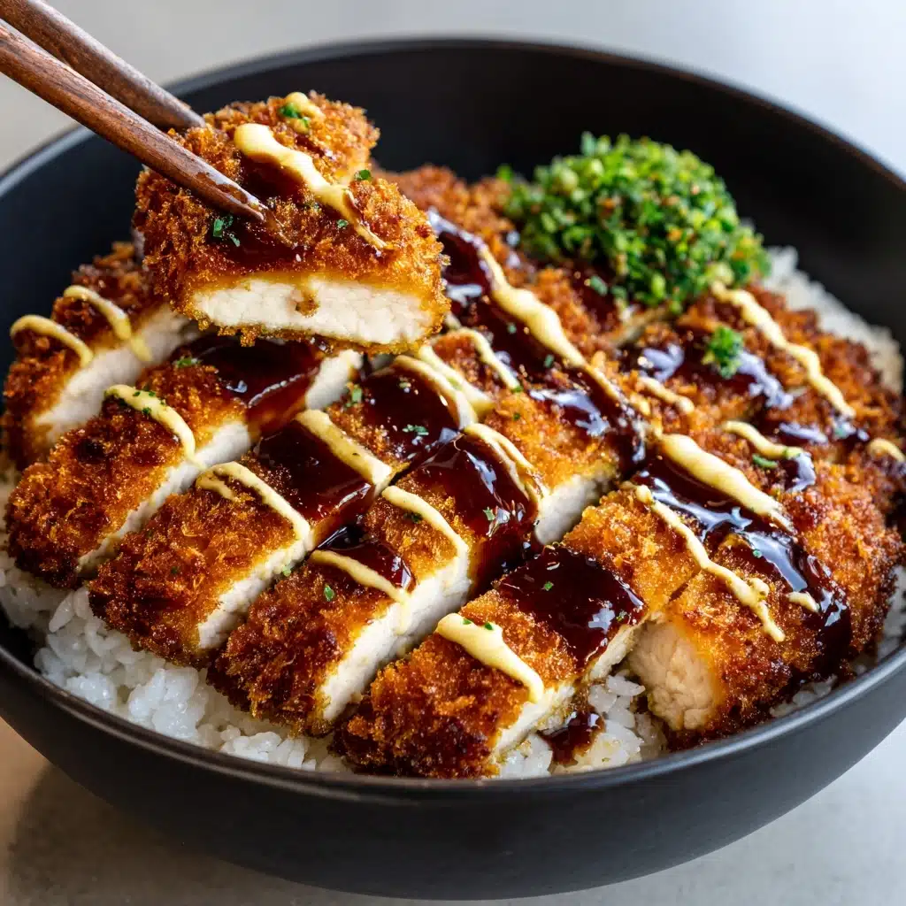 Japanese Katsu Bowls with Tonkatsu Sauce Recipe - Recipe Image
