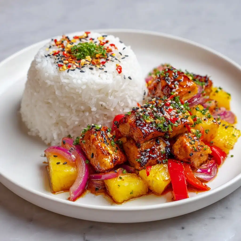 Hawaiian Chicken Sheet Pan Recipe - Recipe Image