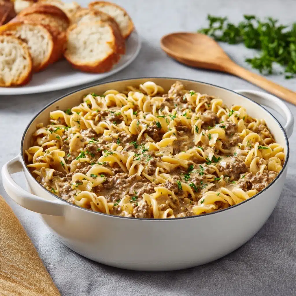 Easy Ground Beef Stroganoff Recipe