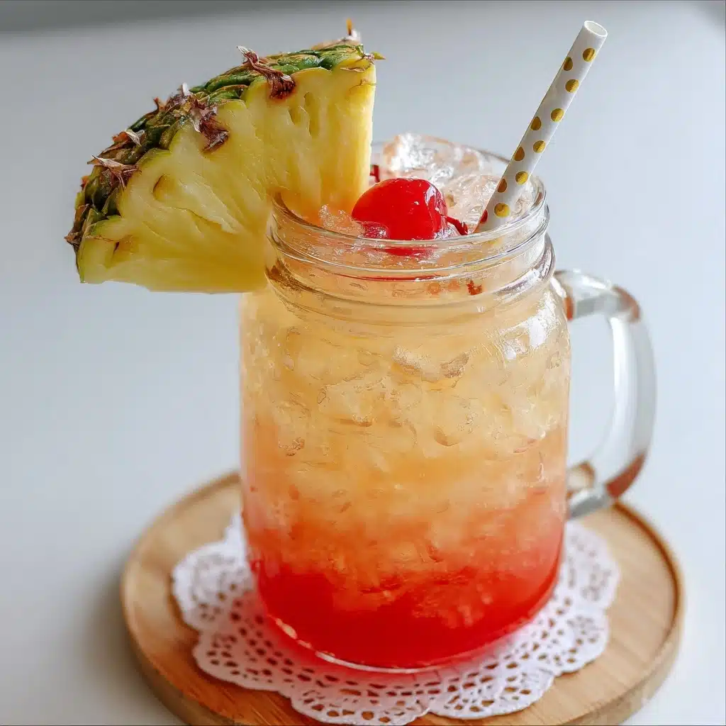 Sparkling Pineapple Mocktail Recipe