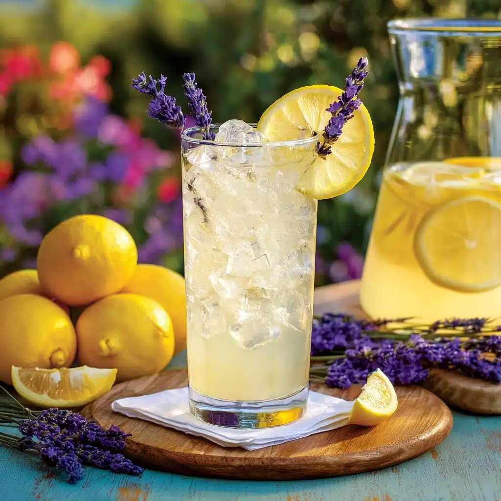 Coconut Lavender Lemonade Mocktail Recipe