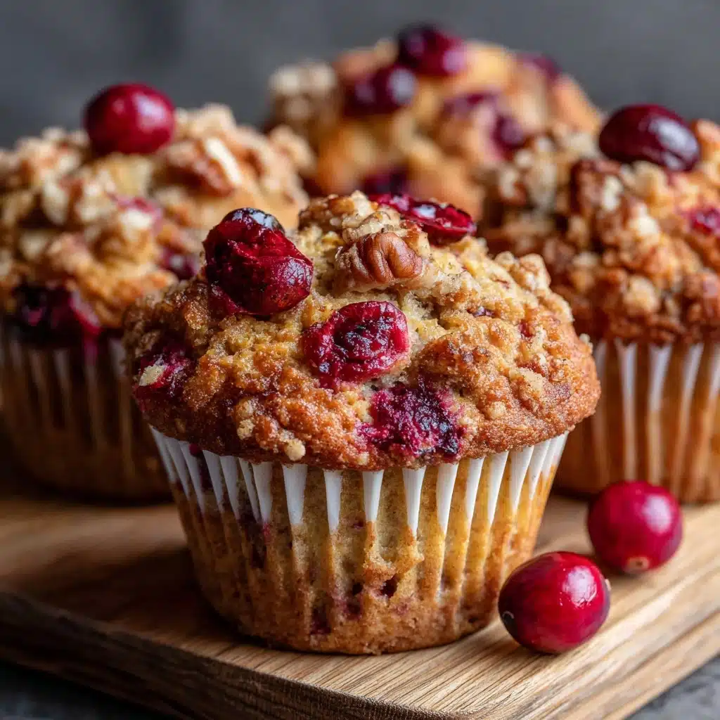 Cranberry, Orange & Pecan Muffins Recipe