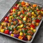 Hawaiian Chicken Sheet Pan Meal (Whole30, Paleo, Low Carb) Recipe