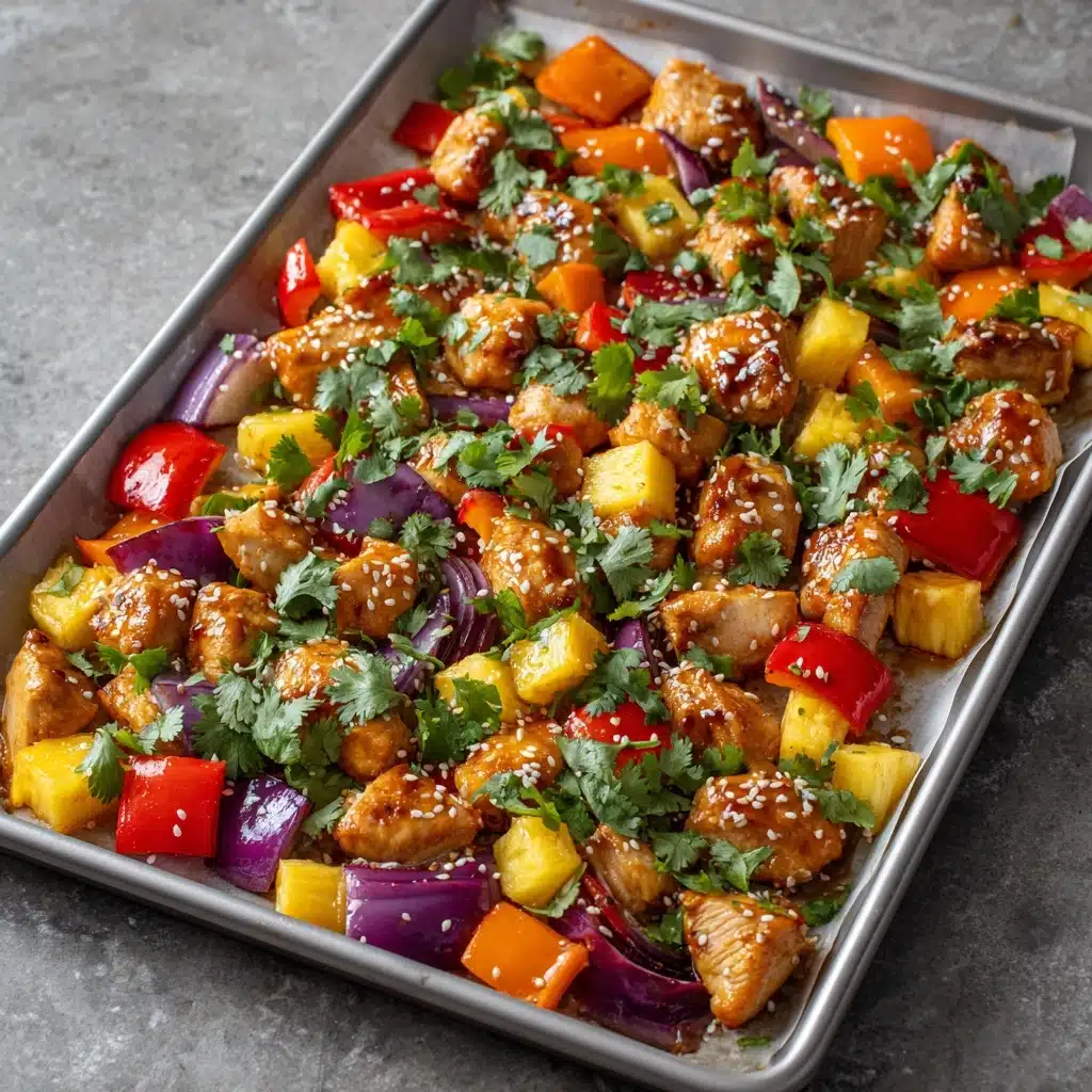 Hawaiian Chicken Sheet Pan Meal (Whole30, Paleo, Low Carb) Recipe - Recipe Image