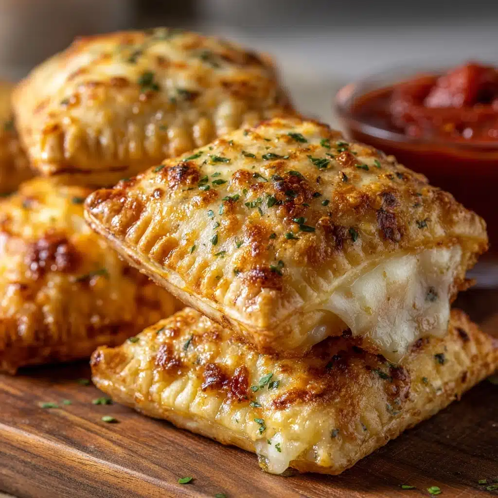 Cheesy Pizza Pockets Crave Recipe - Recipe Image