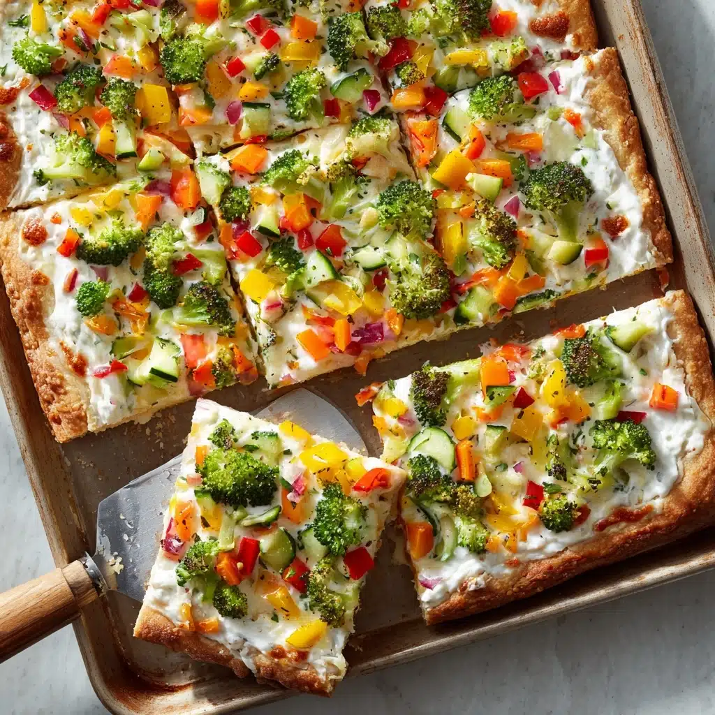 Crescent Roll Veggie Pizza Recipe