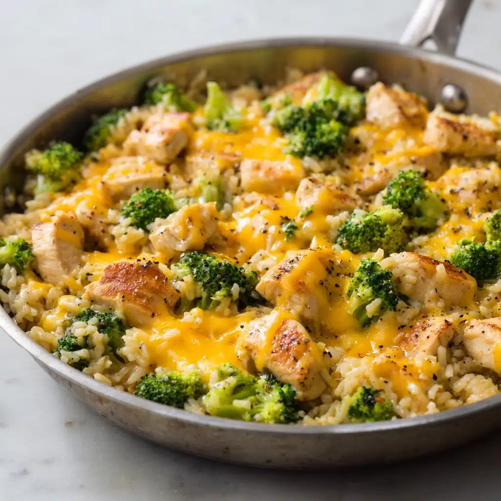 One Pot Chicken Broccoli and Rice Recipe - Recipe Image