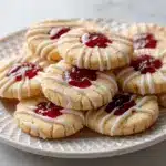 Raspberry Almond Shortbread Cookies Recipe