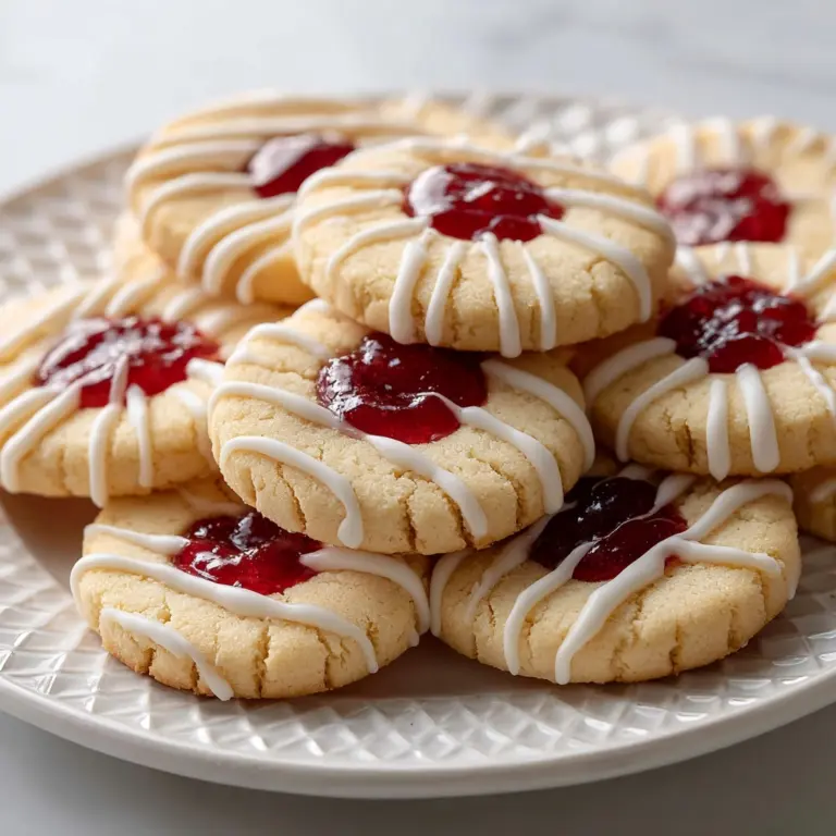 Raspberry Almond Shortbread Cookies Recipe