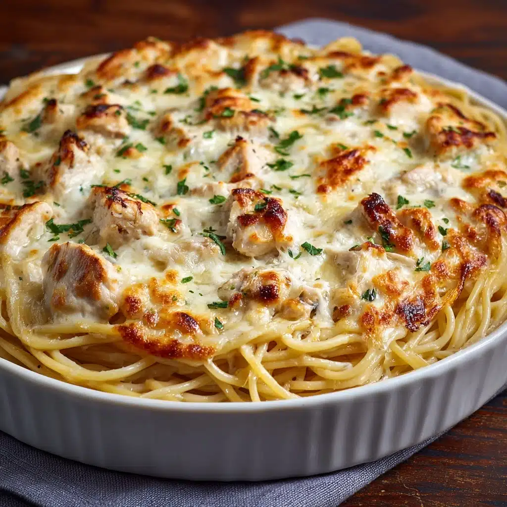Easy Crockpot Garlic Parmesan Chicken Pasta Recipe