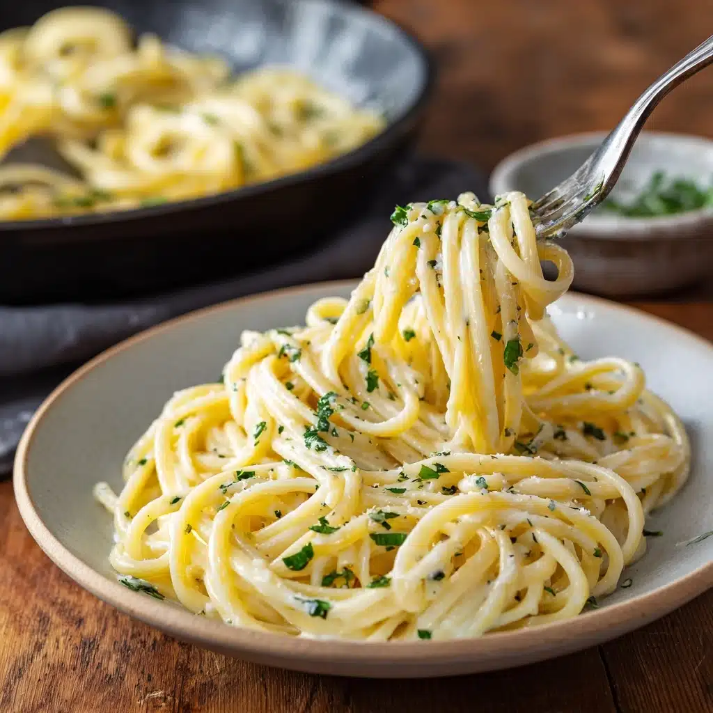Garlic Parmesan Noodles Recipe - Recipe Image