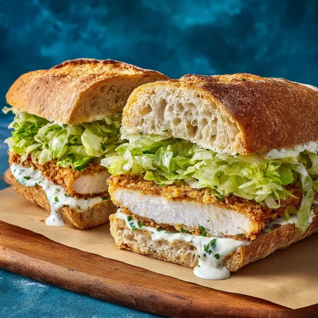 Crispy Chicken Caesar Sandwich Recipe - Recipe Image