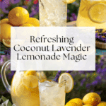 Coconut Lavender Lemonade Mocktail Recipe