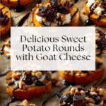 Sweet Potato Rounds with Goat Cheese Recipe