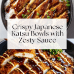 Japanese Katsu Bowls with Tonkatsu Sauce Recipe