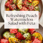 Summer Peach Watermelon Salad Recipe
