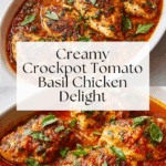 Crockpot Creamy Tomato Basil Chicken Recipe