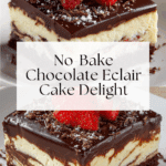 NO BAKE CHOCOLATE ECLAIR CAKE Recipe