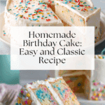 Easy Birthday Cake From Scratch Recipe