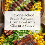 Bowl with Cilantro Cream Sauce delights! Recipe