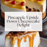 Pineapple Upside Down Cheesecake Cake Recipe